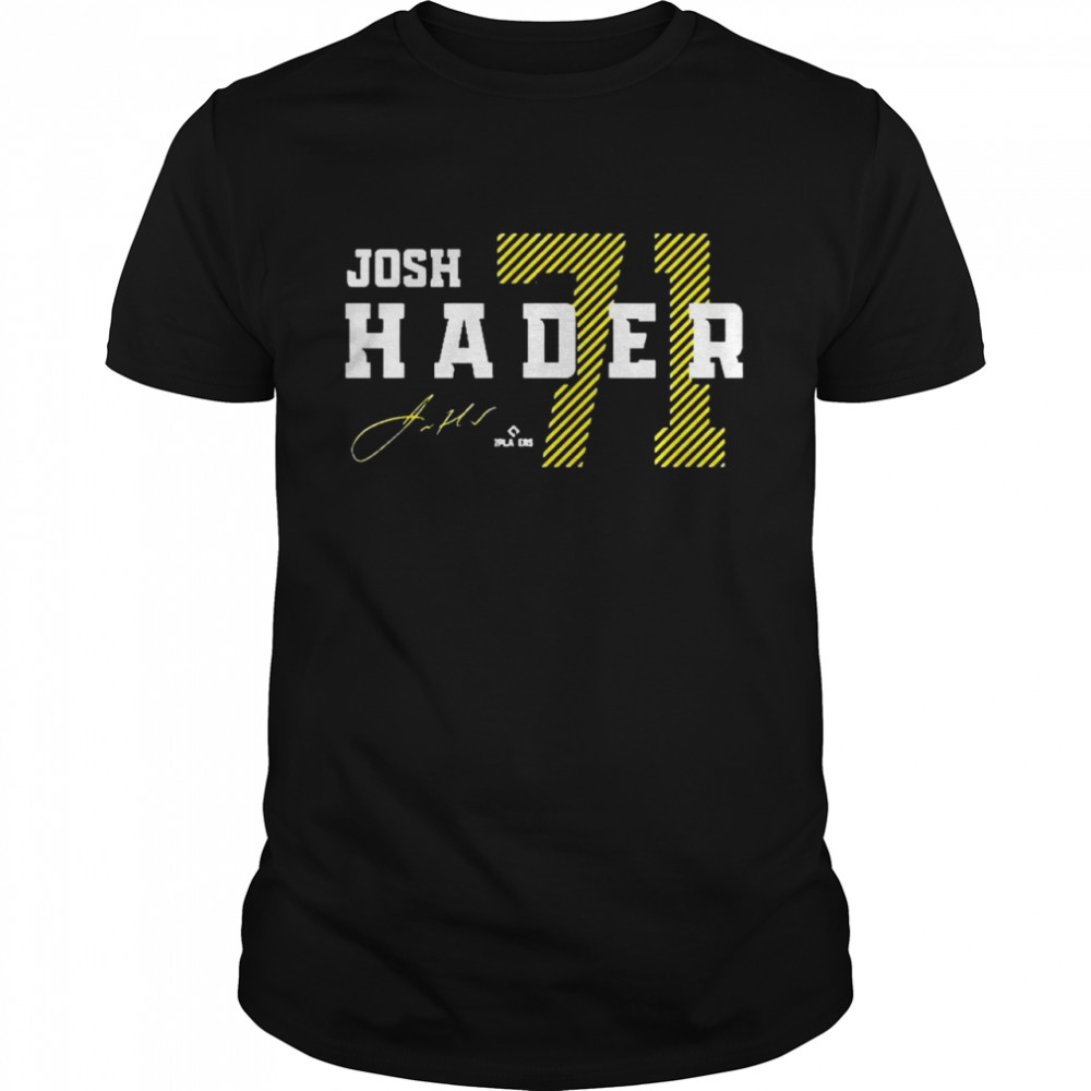 71 Josh Hader Milwaukee Type Signature  Classic Men's T-shirt