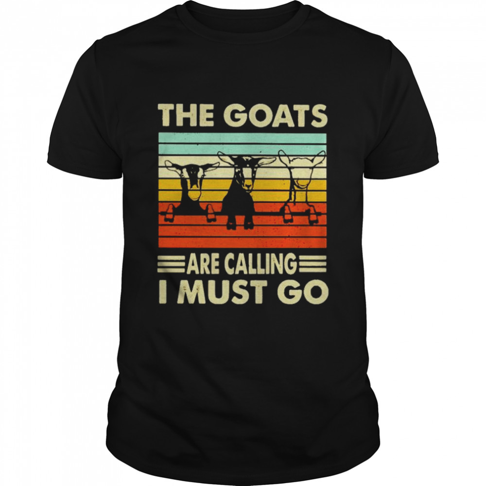 The goats are calling I must go vintage shirt Classic Men's T-shirt