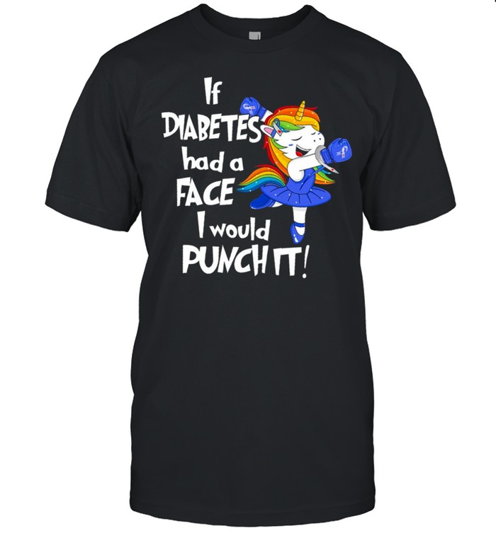 Lgbt Unicorn Boxing Diabetes Had A Face I Would Punch It shirt