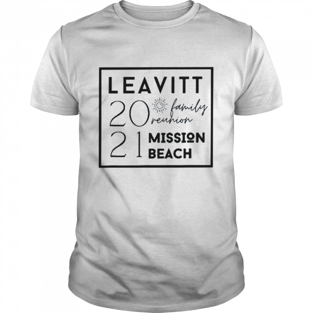 Leavitt Family Reunion shirt