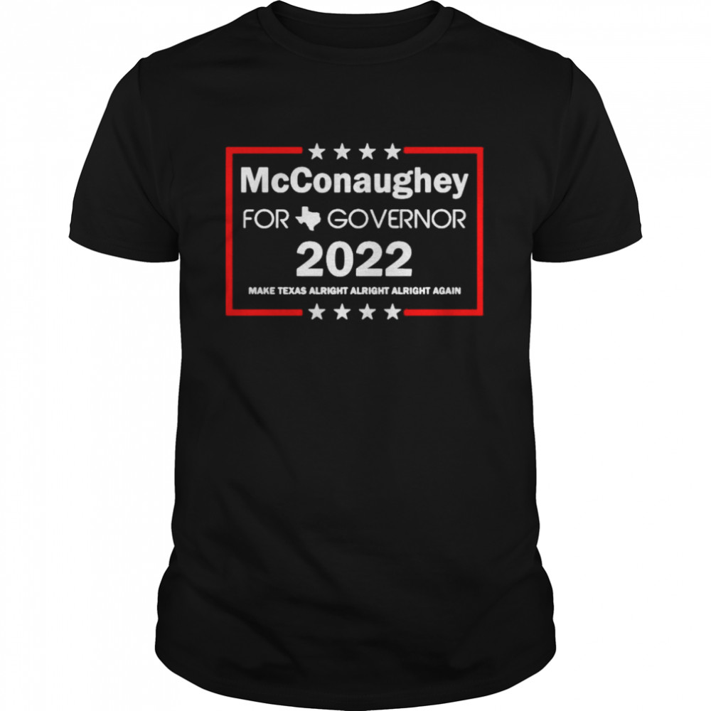 McConaughey for governor 2022 shirt Classic Men's T-shirt