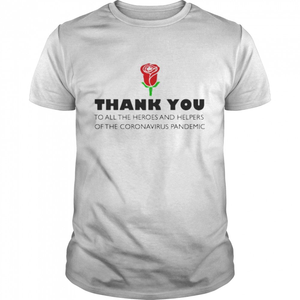 Thank you coronavirus heroes and helpers shirt