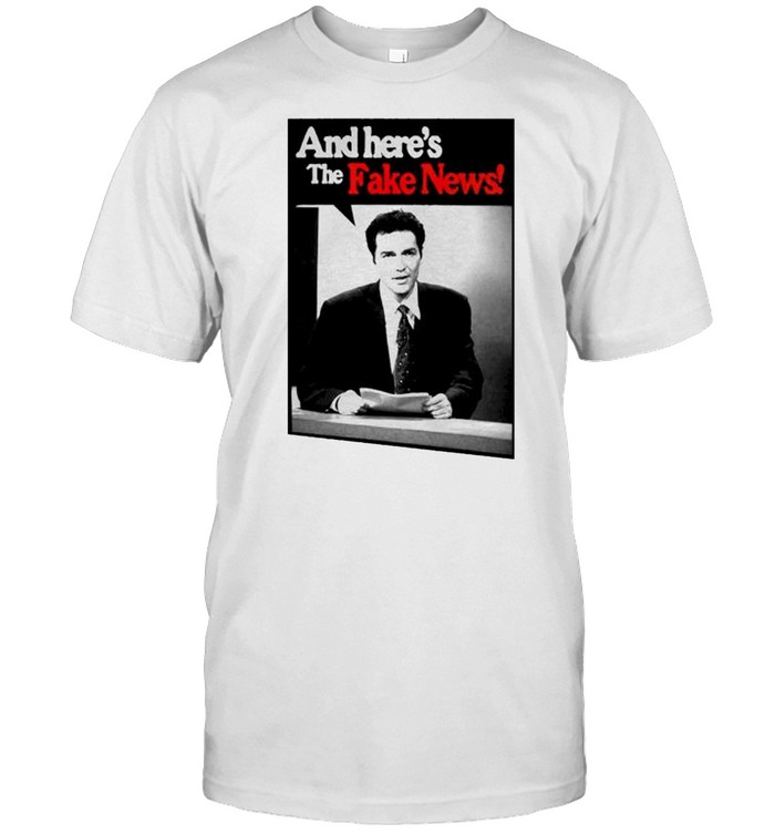 Norm Macdonald and here’s the fake news shirt Classic Men's T-shirt