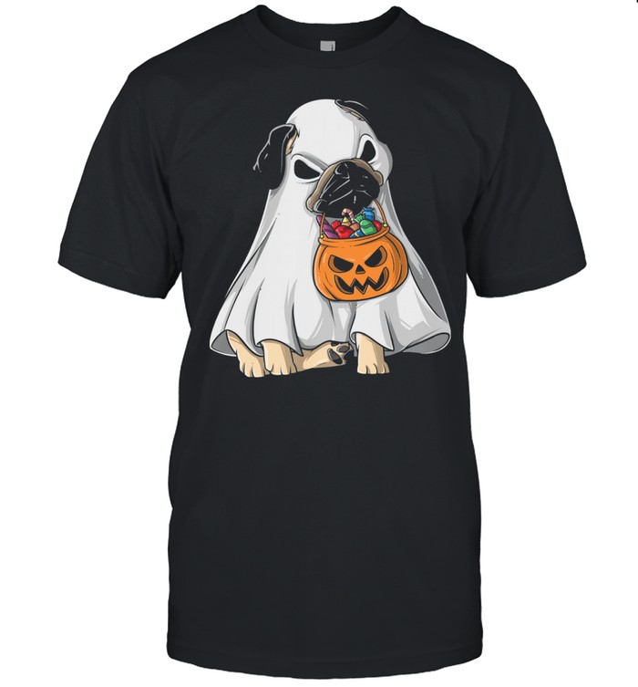 Ghost Pug Halloween shirt
