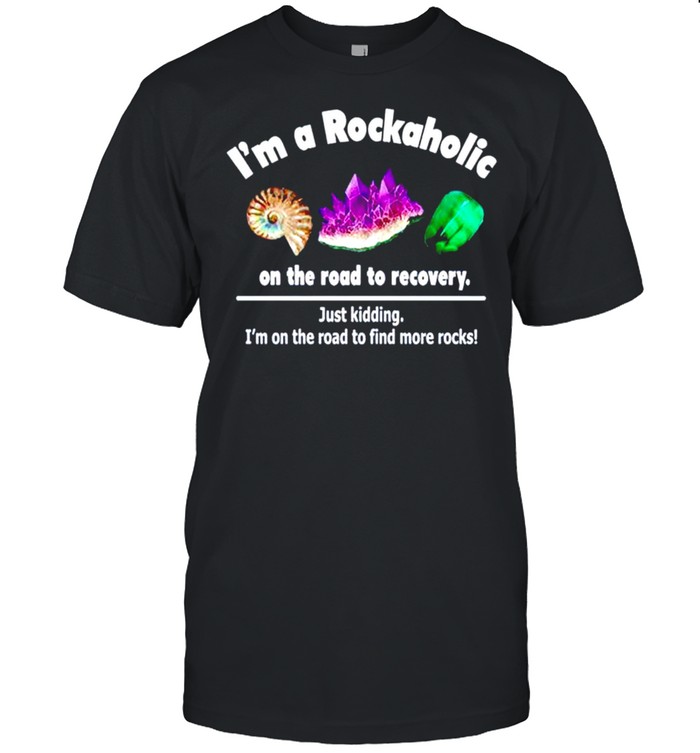 I’m a rockaholic on the road to recovery shirt Classic Men's T-shirt