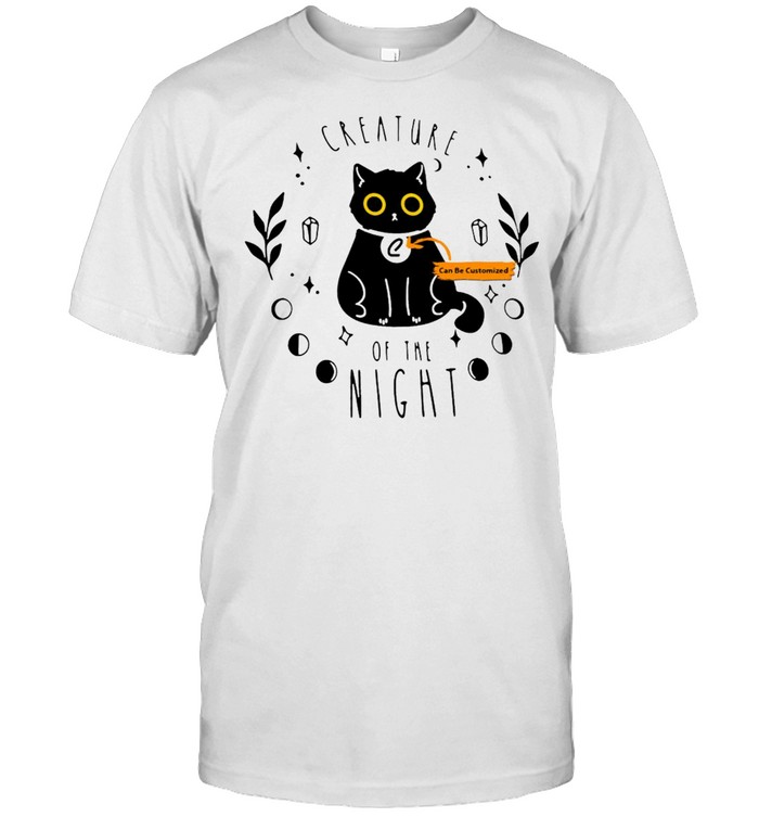 Creature Of The Night Funny Halloween Cats T-shirt