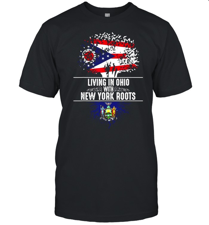 Ohio Home New York Roots State Tree Flagge Love shirt Classic Men's T-shirt