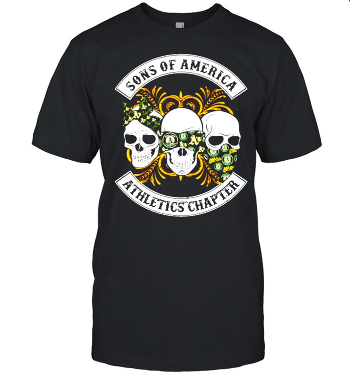 Skulls sons of America Athletics chapter shirt