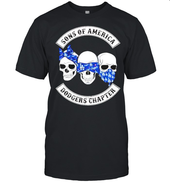 Skulls sons of America Dodgers chapter shirt