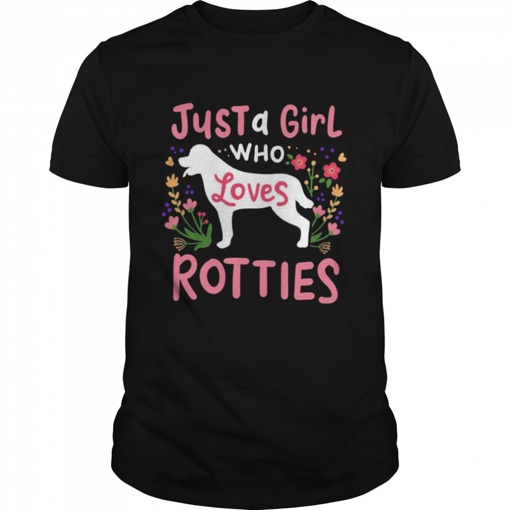 Rottweiler Rotties Rottie Mädchen Geschenk shirt