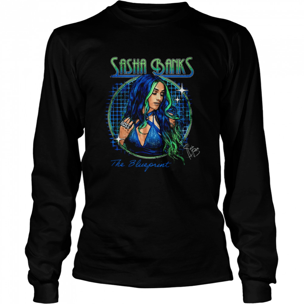Sasha Banks The Blueprint Authentic T-shirt Long Sleeved T-shirt