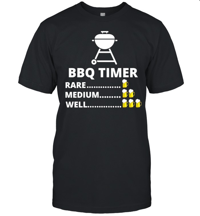 BBQ Timer Barbecue Grill Grilling shirt Classic Men's T-shirt