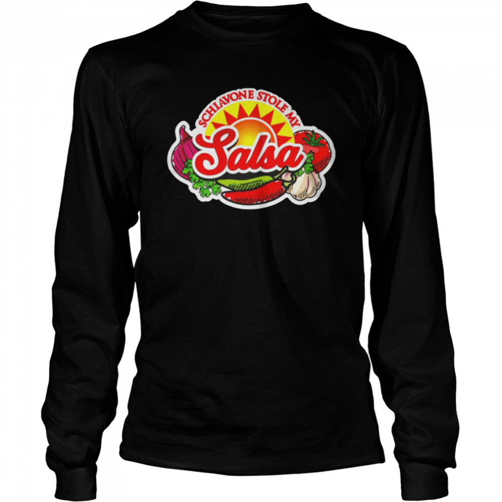 Tony Schiavone schiavone stole my salsa shirt Long Sleeved T-shirt
