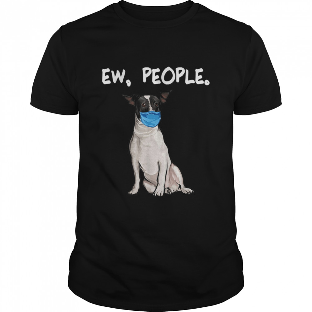 Rat Terrier Ew People Hundemaske  Classic Men's T-shirt
