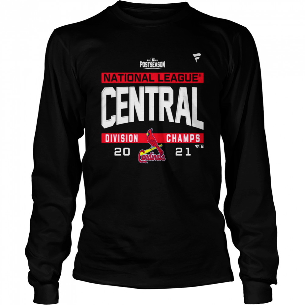 St. Louis Cardinals National League NL Central Division Champions 2021 sport shirt Long Sleeved T-shirt