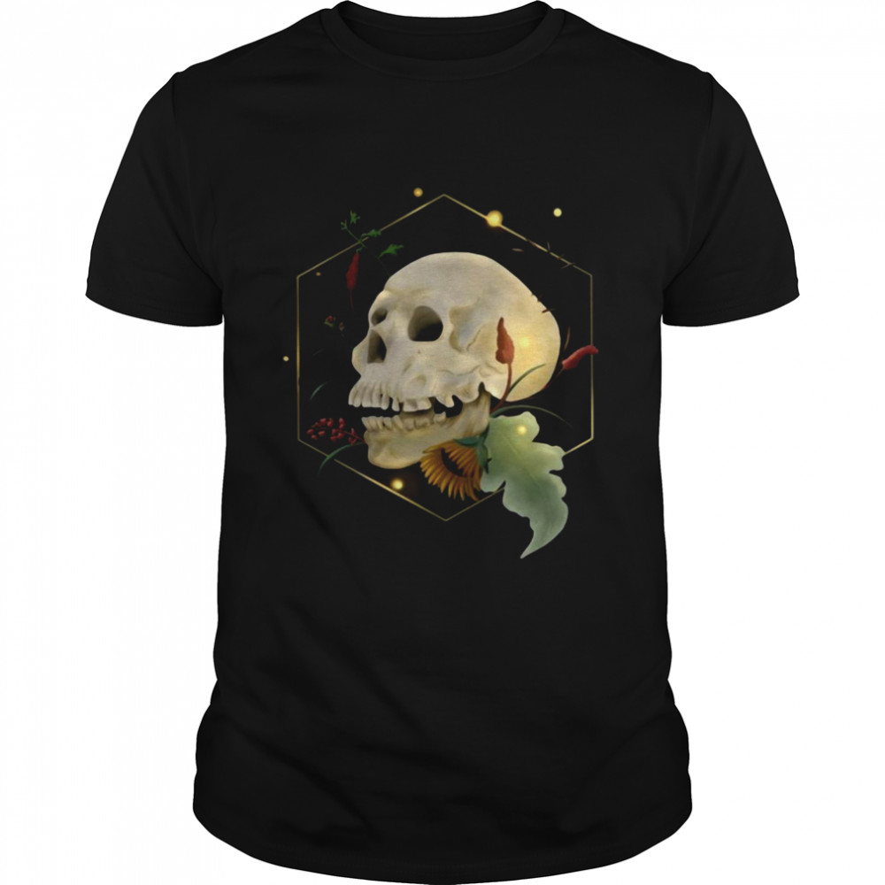 Skull Elegy Premium Scoop Halloween Costume T-shirt