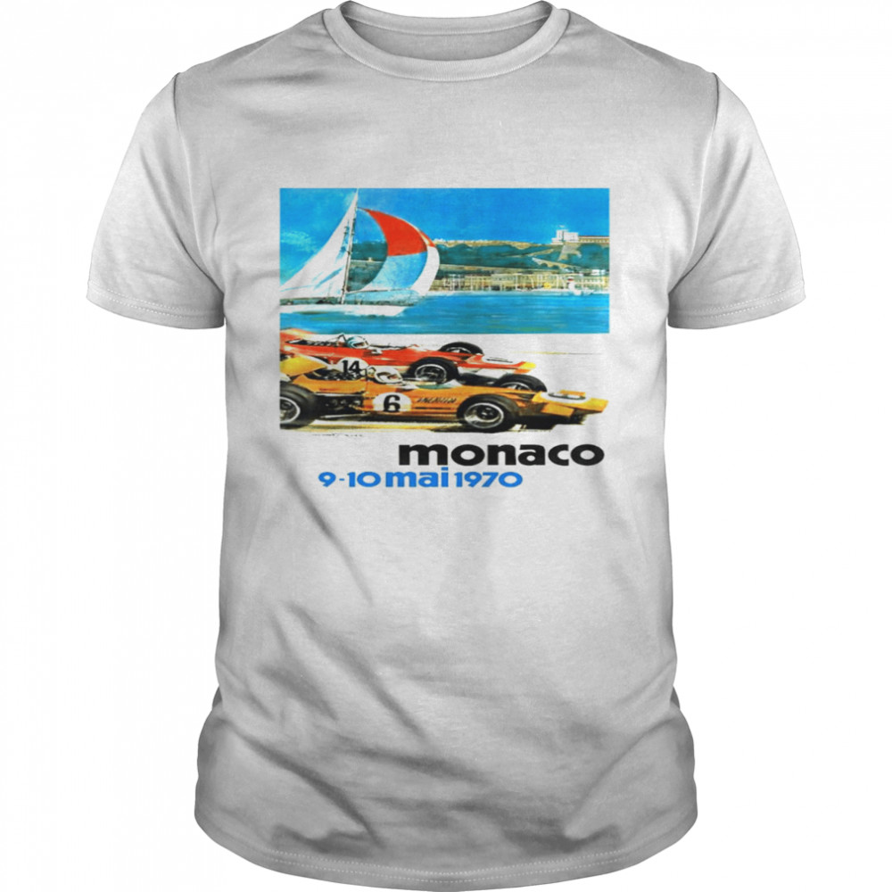 1970 Monaco Grand Prix racing sport shirt Classic Men's T-shirt