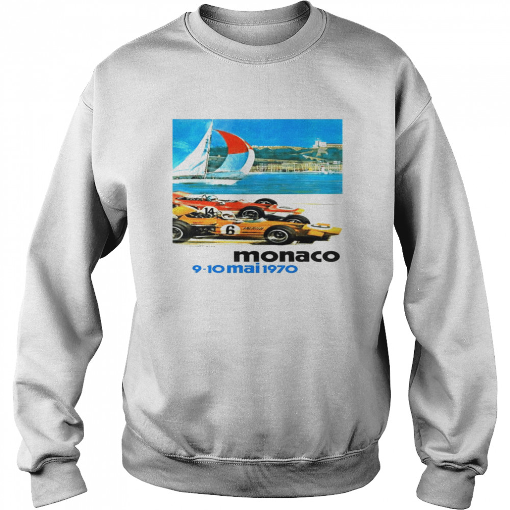 1970 Monaco Grand Prix racing sport shirt Unisex Sweatshirt