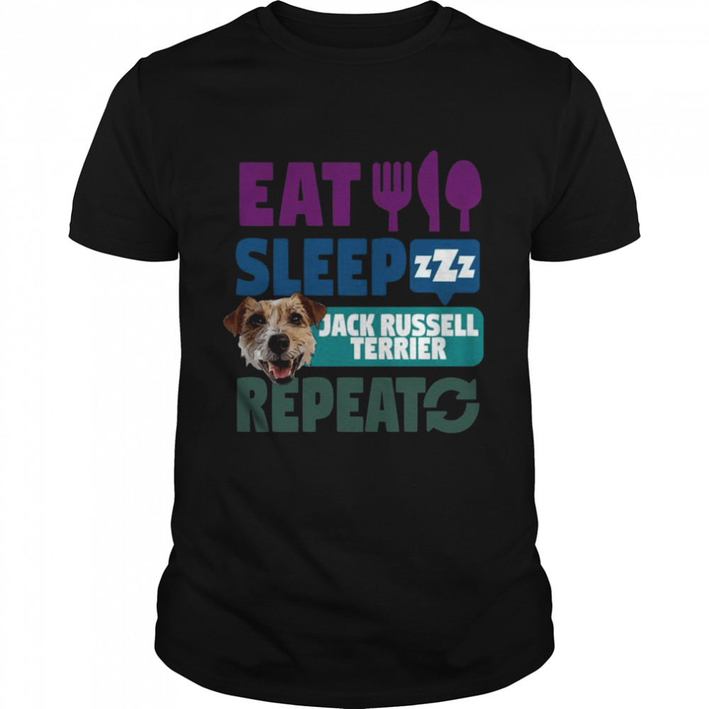 Eat Sleep Jack Russel Terrier Repeat  Classic Men's T-shirt