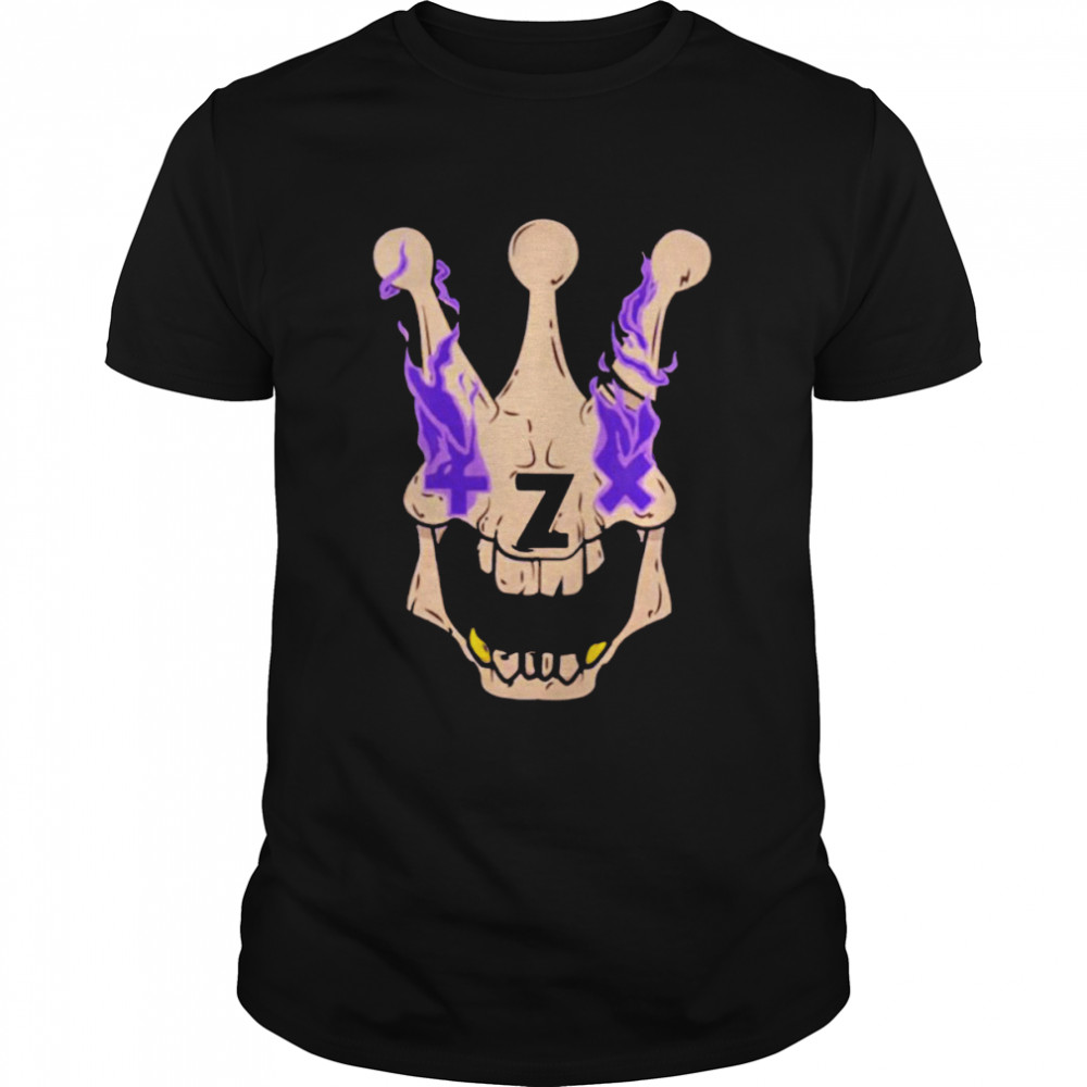 Flamy Skull Washed shirt