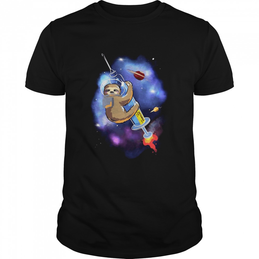 Space Ketamine Sloth Anesthesia Critical Care Emergency Med T-shirt