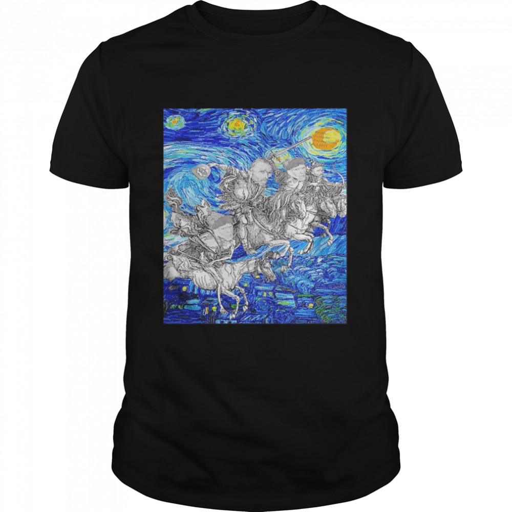 Van Gogh Riders in the Sky shirt