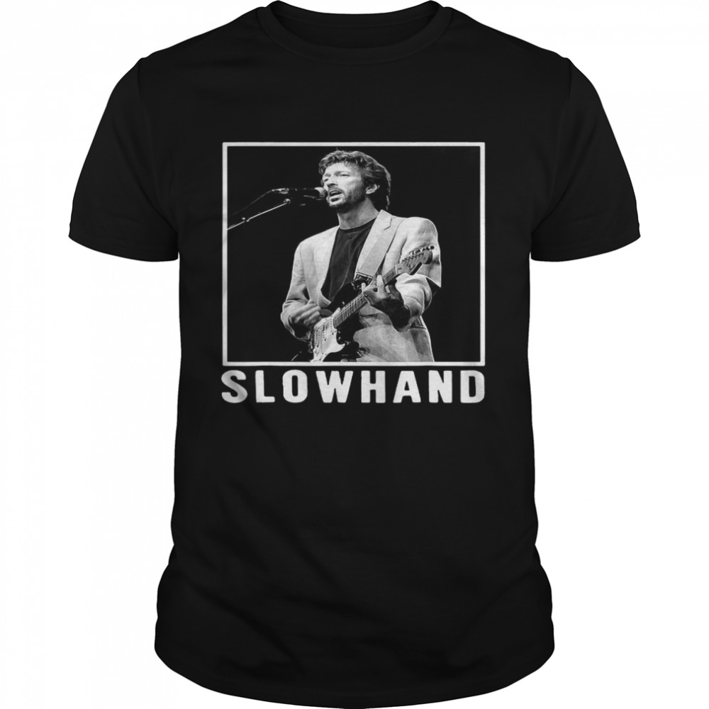 Eric Clapton Slowhand Music Legend Vintage  Classic Men's T-shirt