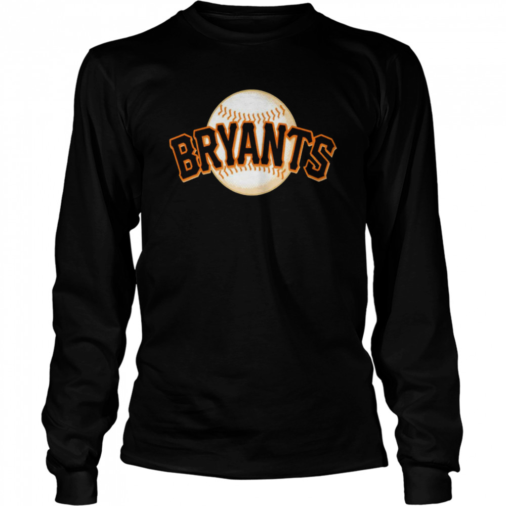 San Francisco Giants Bryants baseball shirt Long Sleeved T-shirt