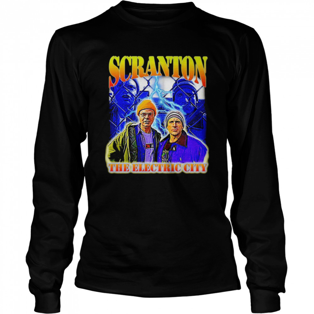 Scranton the Electric City graphic shirt Long Sleeved T-shirt