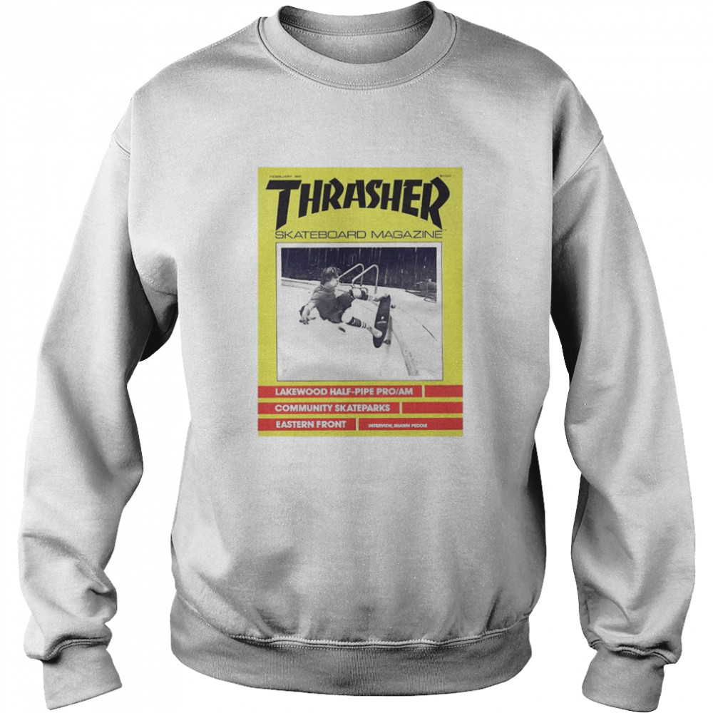 Thrasher Skateboard Magazine Lakewood Half Pipe Pro shirt Unisex Sweatshirt