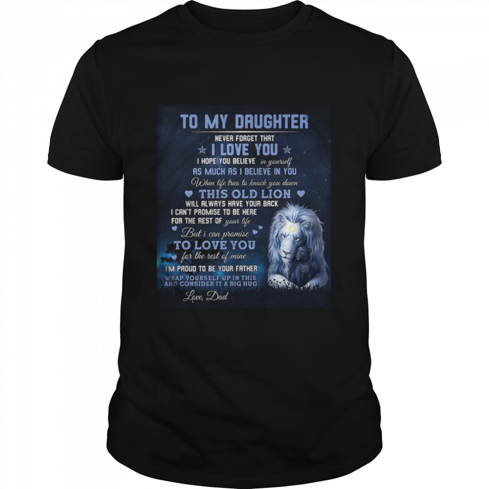 to My Daughter Gift from Dad Christmas Birthday Thanksgiving Flannel Soft Bed Blanket  Classic Men's T-shirt