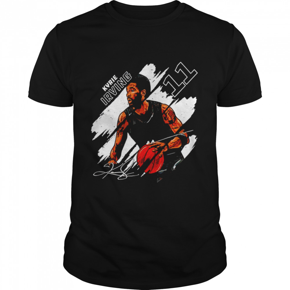 Brooklyn basketball Kyrie Irving signature shirt Classic Men's T-shirt