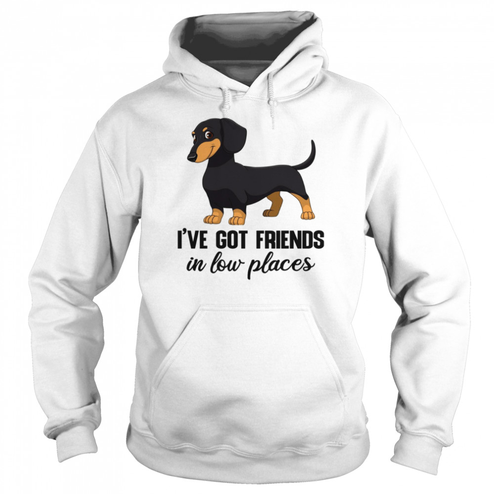 Dachshund I’ve Got Friends In Low Places  Unisex Hoodie