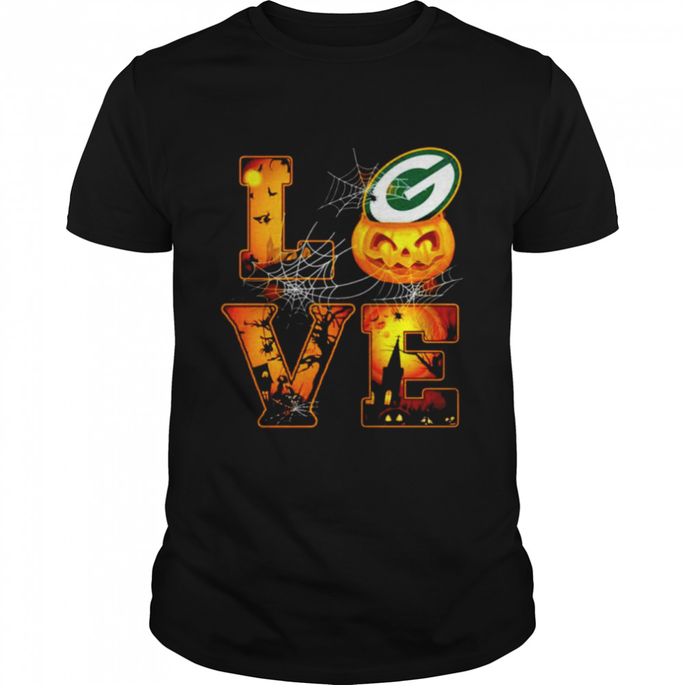 Love Halloween Green Bay Packer  Classic Men's T-shirt
