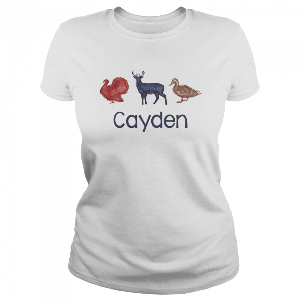 Turkey Deer Duck cayden shirt Classic Women's T-shirt