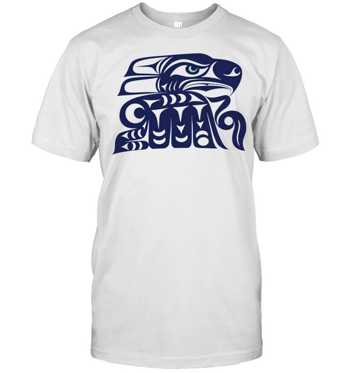 Indian Tribe Coast Salish Inspired Seahawks shirt